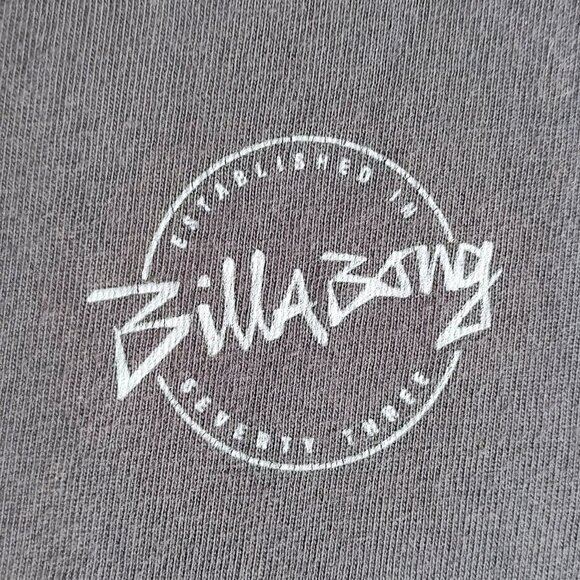 Billabong long sleeve shirt men's size XXL grey tailored fit wave washed - Picture 6 of 9